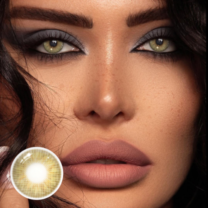 Lazuli Slight Brown Coloured Contact Lenses